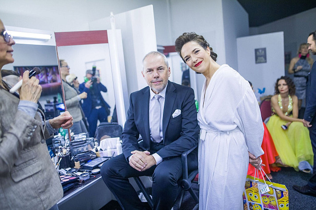 Marek Eben a Tereza Kostková v zákulisí StarDance IX (2018)