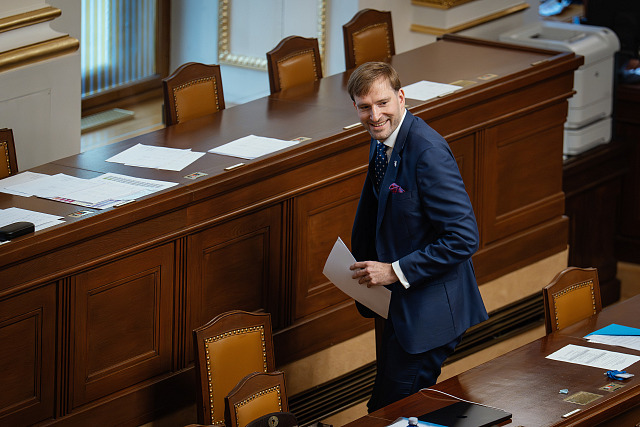Ministr zdravotnictví Adam Vojtěch během projednávání elektronické evidence...