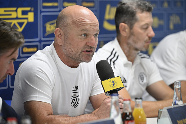 Sportovní ředitel zlínských fotbalistů Pavel Hoftych na předsezonní tiskové...