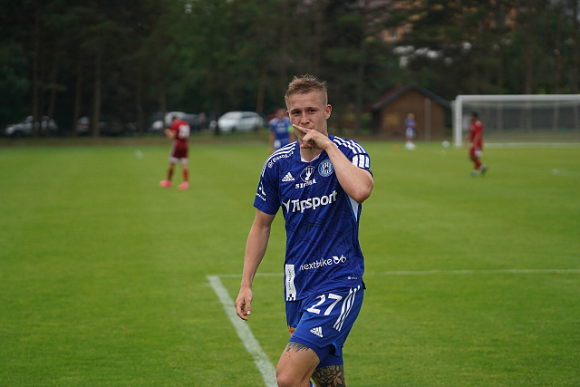 Jakub Matoušek z Olomouce se raduje.