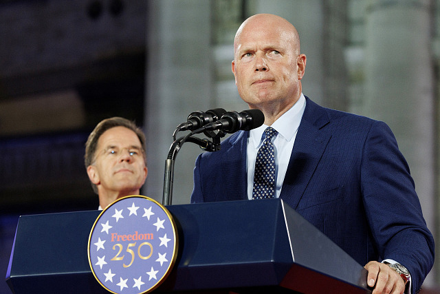 Americký velvyslanec při NATO Matthew Whitaker