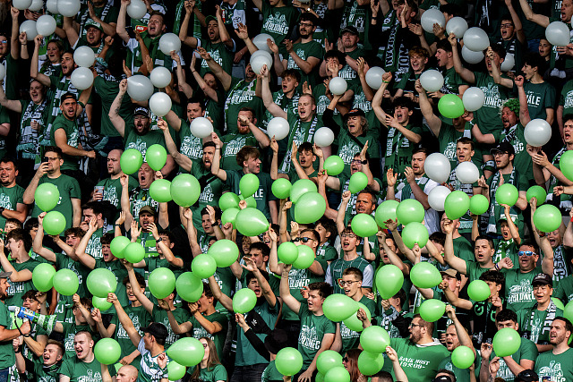 Fanoušci Jablonce ve finále MOL Cupu proti Karviné.