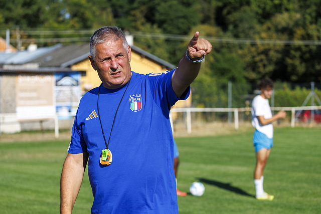 Trenér fotbalového Znojma a exkouč Líšně Milan Valachovič (19. srpna 2026)