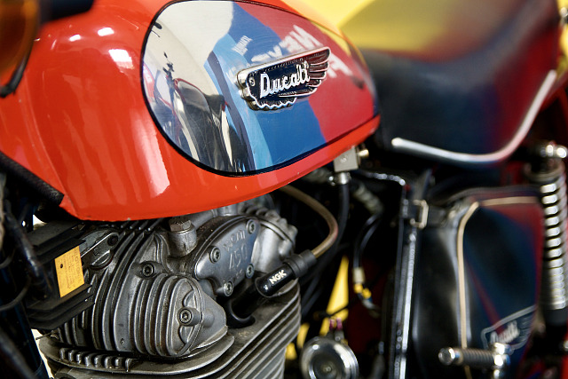 Výstava Sto let Ducati ve Wannieck Gallery v Brně ukazuje stoletou historii...