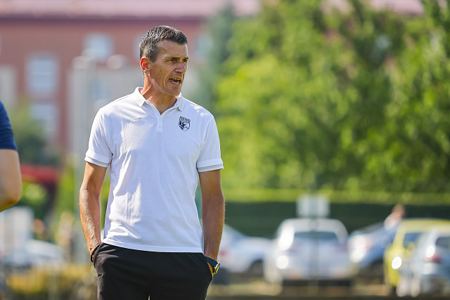 Kroměřížský trenér Darko Šuškavčevič slovně vstupuje do zápasu.