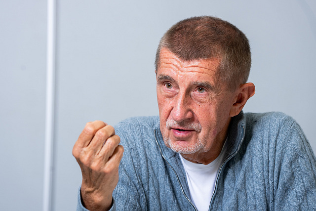 Premiér a šéf hnutí ANO Andrej Babiš (11. října 2026)