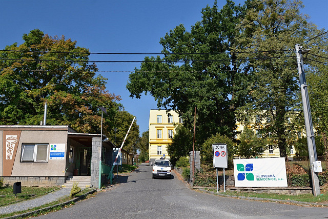 Bílovecká nemocnice.