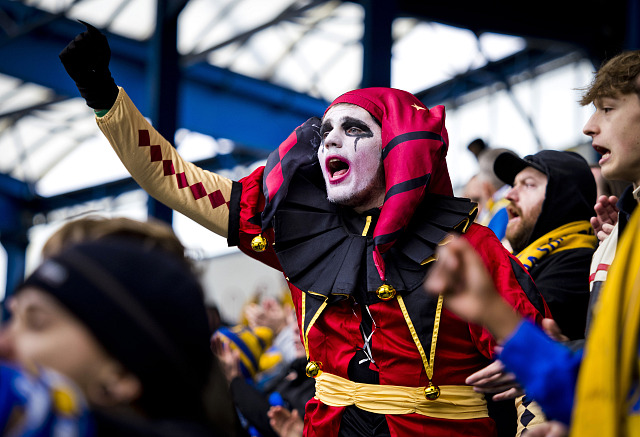 Teplice - Artis Brno, 24. října 2026, zápas fotbalové ligy v halloweenském...