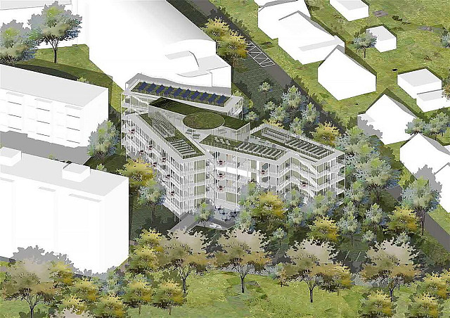 Studie brněnského ateliéru AXXI, který zvítězil v architektonické soutěži na...