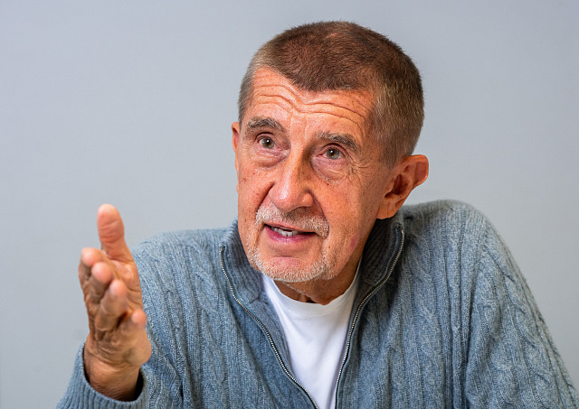 Premiér a šéf hnutí ANO Andrej Babiš (11. října 2026)