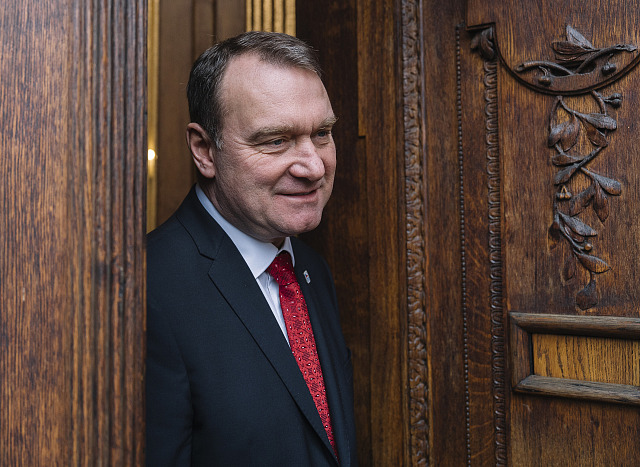 Šéf poslanců a místopředseda SPD Radim Fiala před koaličním jednáním (2. března...