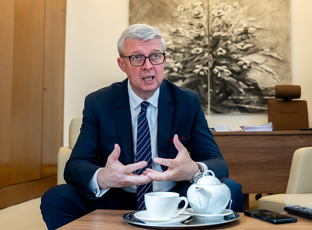 Ministr průmyslu a obchodu Karel Havlíček (ANO). (20. října 2026)