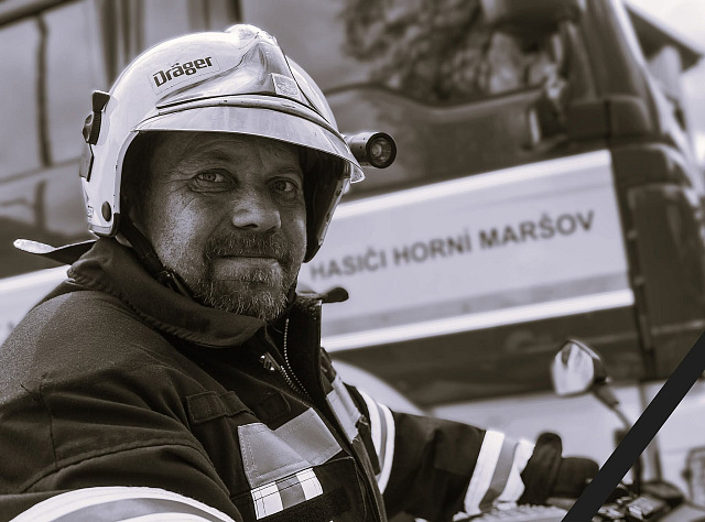 Člen dobrovolných hasičů z Horního Maršova na Trutnovsku Martin „Judas“ Juda.