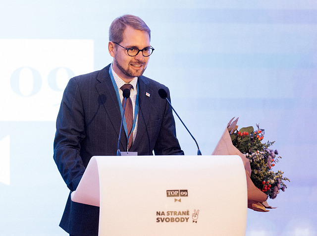 Nový předseda TOP 09 Matěj Ondřej Havel