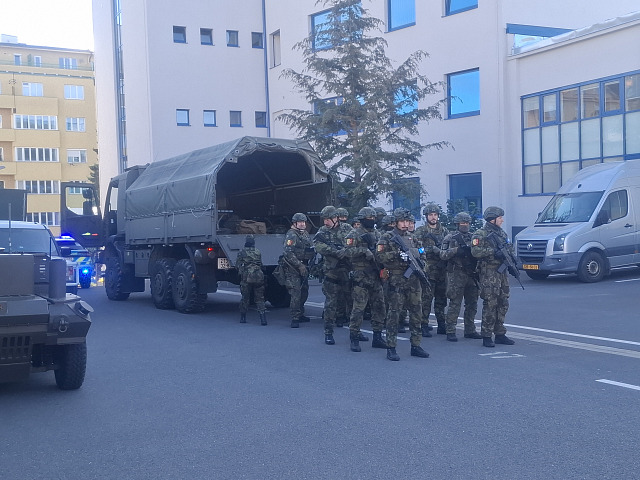 Společné cvičení vojáků, policistů a hasičů SafeGuard 2026 v areálu PVK na...