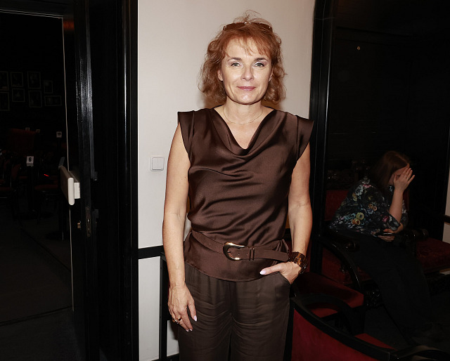 Barbora Munzarová na křtu CD Hlas v pražském Divadle Viola. (15.4. 2026)