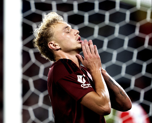 Sparťanský záložník Adam Karabec lituje neproměněné šance