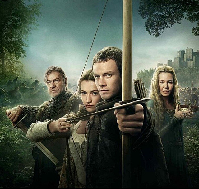 Výřez z plakátu ze seriálu Robin Hood