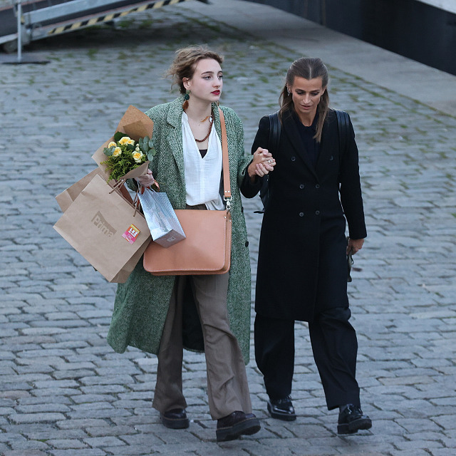 Sofie Höppnerová a Ivana Jirešová společně v roce 2024 (Praha, projekce seriálu...