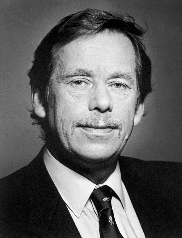 Václav Havel na prezidentském portrétu