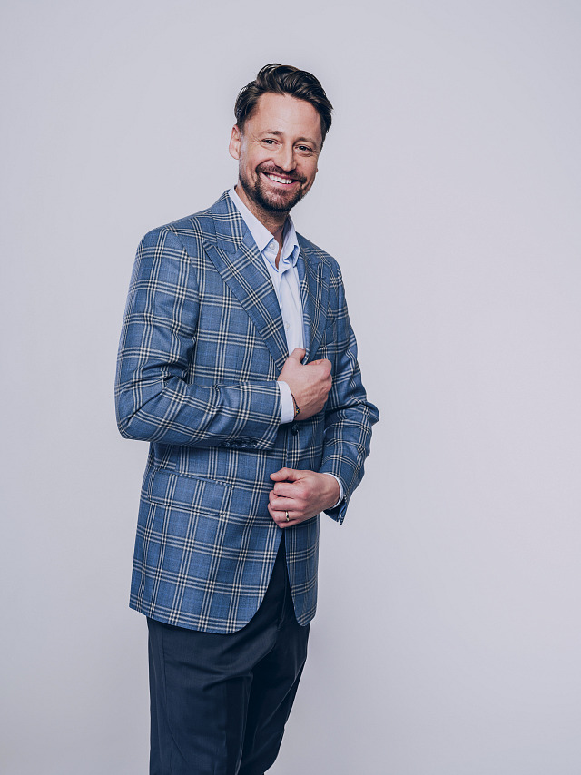 Televizní moderátor a komentátor Jan Smetana