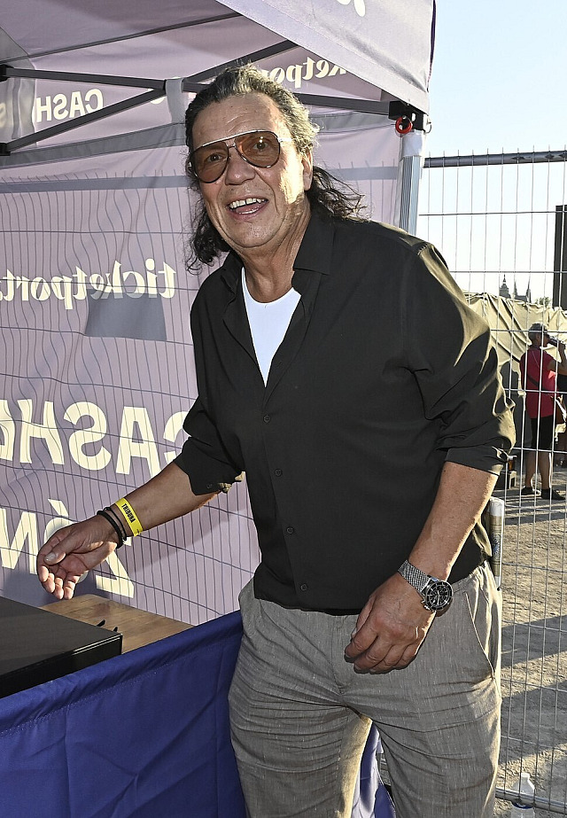 Richard Genzer na koncertě Marka Ztraceného (srpen 2026)