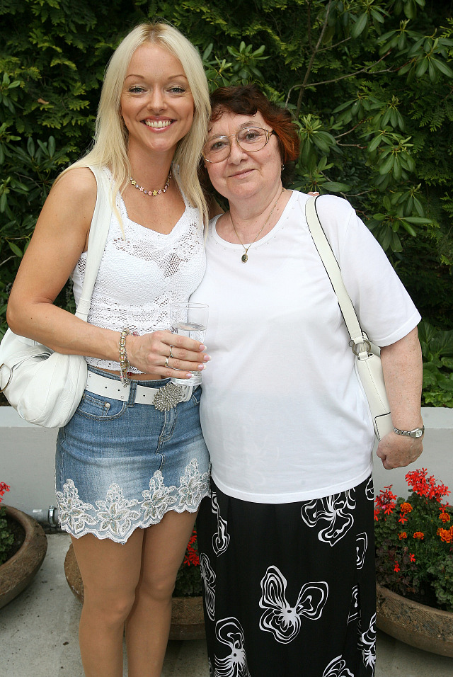 Dominika Gottová s maminkou v roce 2008.