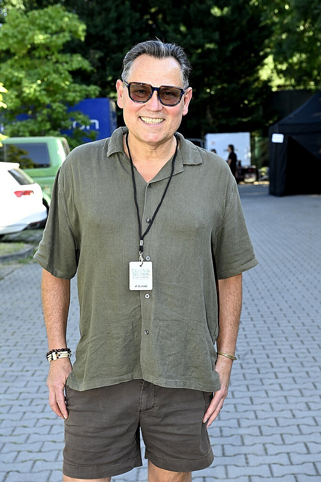 Pavel Vítek před koncertem Diany Ross v Plzni (červenec 2026)